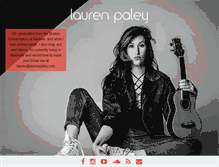 Tablet Screenshot of laurenpaley.com